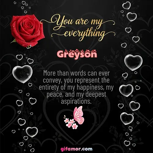 You are my everything I Greyson