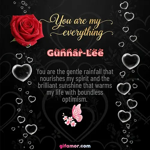 You are my everything I Gunnar-Lee