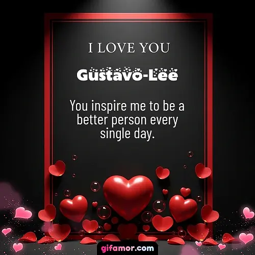 I love you I Gustavo-Lee