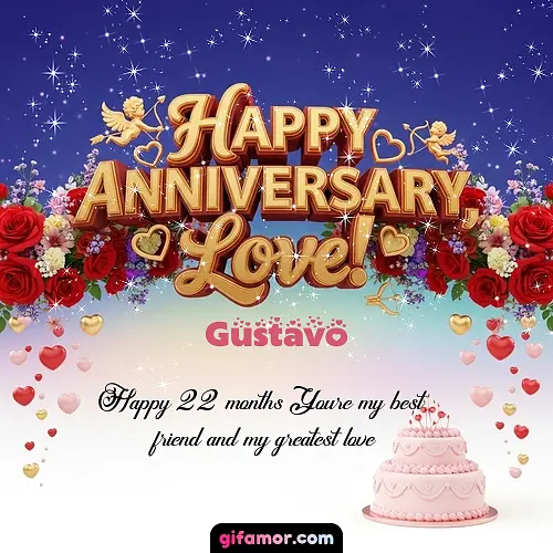 Happy one month anniversary, love! Gustavo