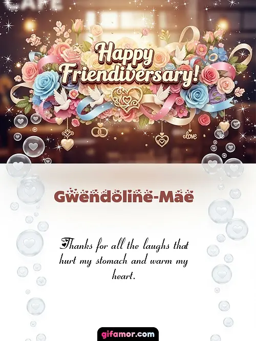 Happy friendiversary! I Gwendoline-Mae