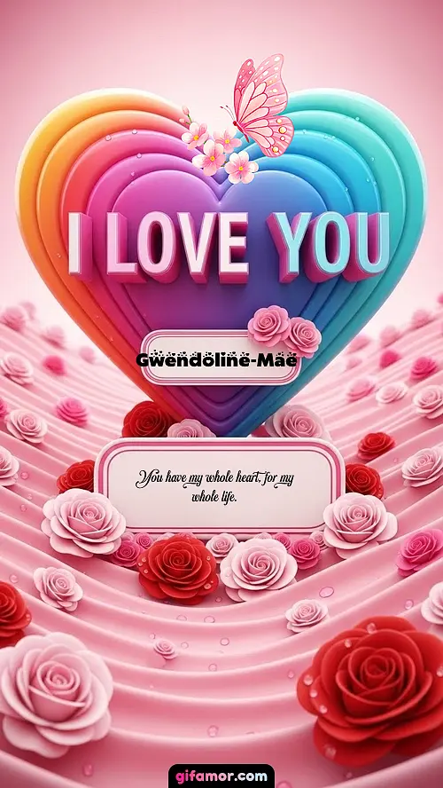 I Love You XXV Gwendoline-Mae