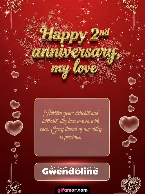 Happy 2st anniversary, my love III Gwendoline