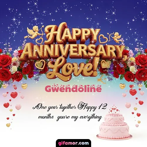 Happy one month anniversary, love! Gwendoline