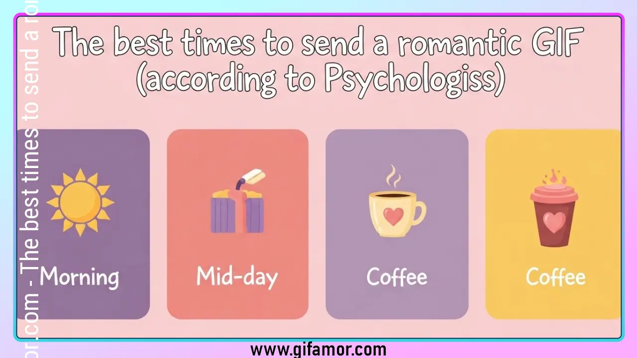The best times to send a romantic GIF